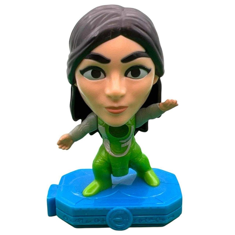 Marvel Eternals Sersi McDonald's Happy Meal Toy Figure 2020 Light Up Blue Base